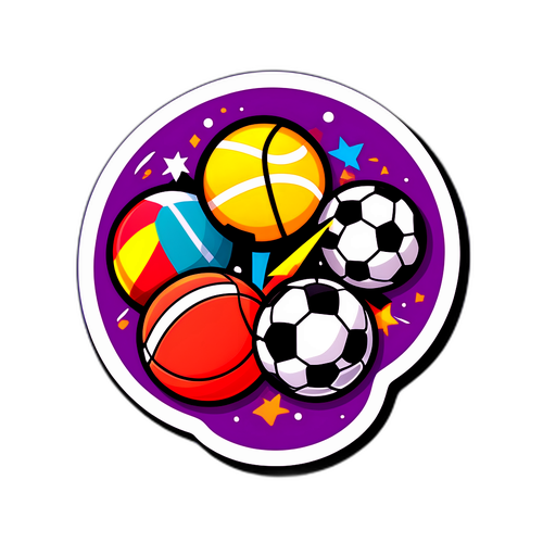 Dynamic Naklejka Sportowa z Elementami Gier