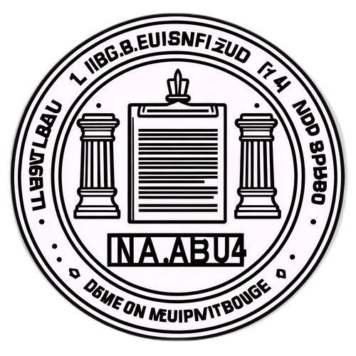 Наклейка із зображенням законодавчих документів 'Закон 12414 NABU'