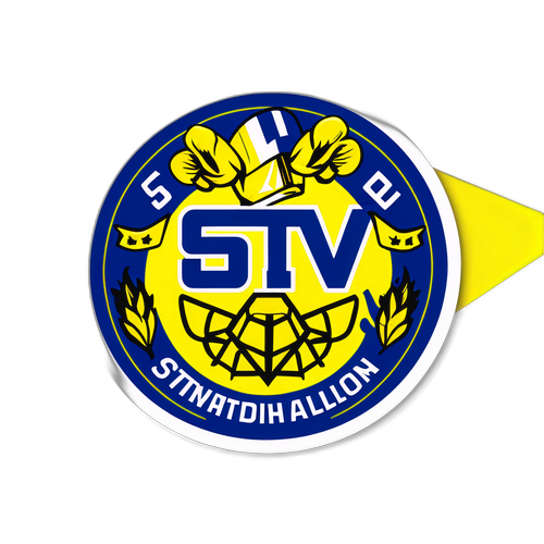 STVV - Charleroi Wedstrijd Sticker