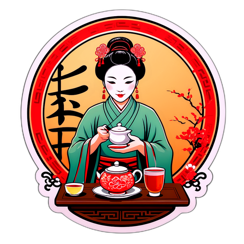 传统中国茶艺表演