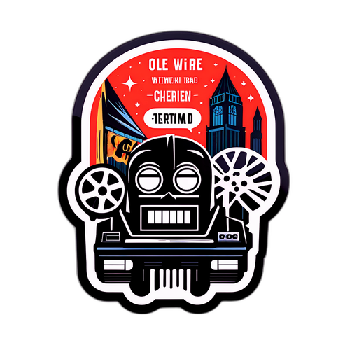 Stylisches Stickerdesign von Christian Kohlund