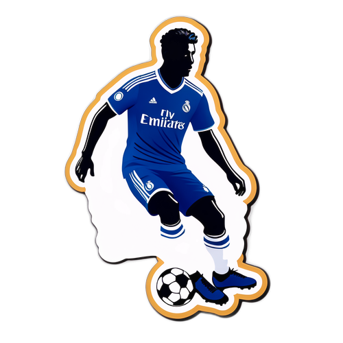 Desain Stiker Logo Ikonik Real Madrid