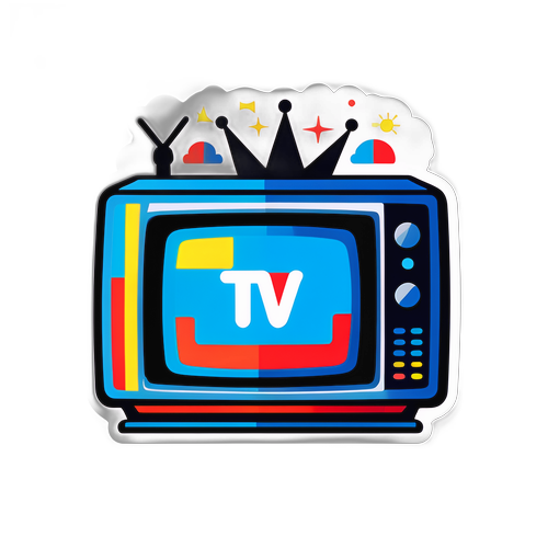 TV Midtvest Klistermærke Design