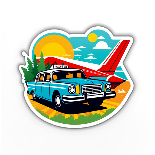 五一假期旅行贴纸