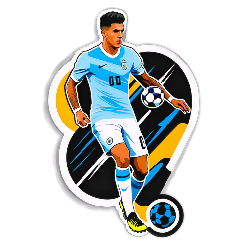 Sticker de Joao Cancelo en Acción