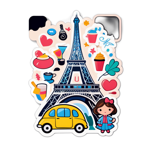Emily's Paris Adventures Sticker