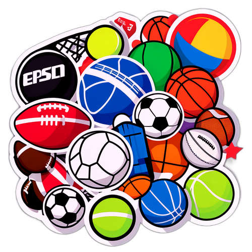Sporty klistremerker med Expressen Sport-logo