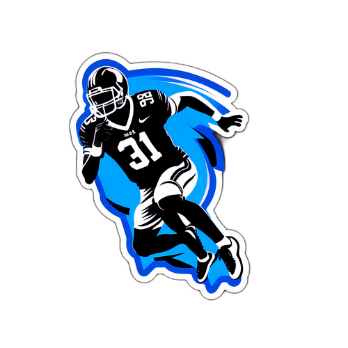 Sportiv klistermærke til Mika Biereth