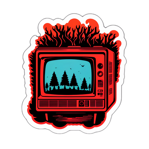 En klibba med en spöklik atmosfär från Stranger Things