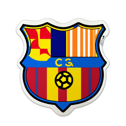 Sticker ya Barcelona