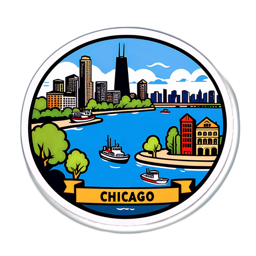 Adesivo do Porto de Chicago