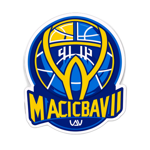 מדבקת מכבי תל אביב כדורסל