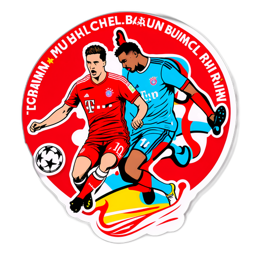 Stiker Pertandingan FC Bayern Munich vs Union Berlin