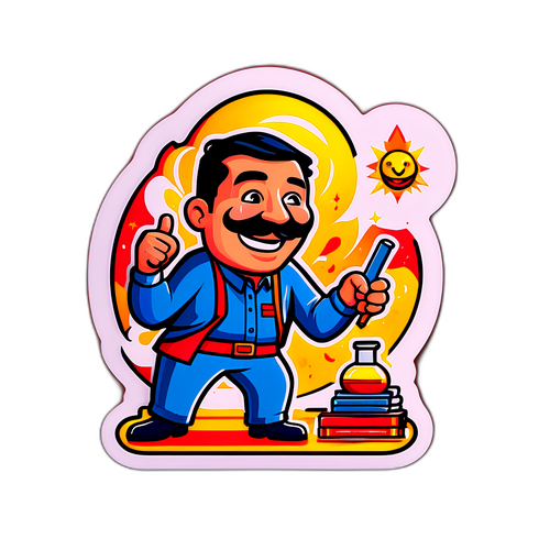 Samolepka Maroka Prchala v jeho nejikoničtějších momentech