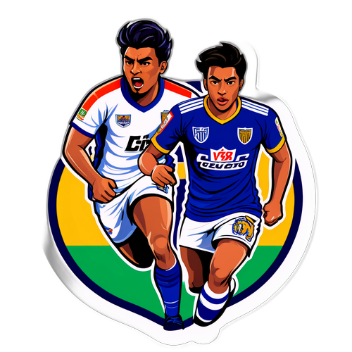 Sticker emocionante del partido Querétaro - Tigres