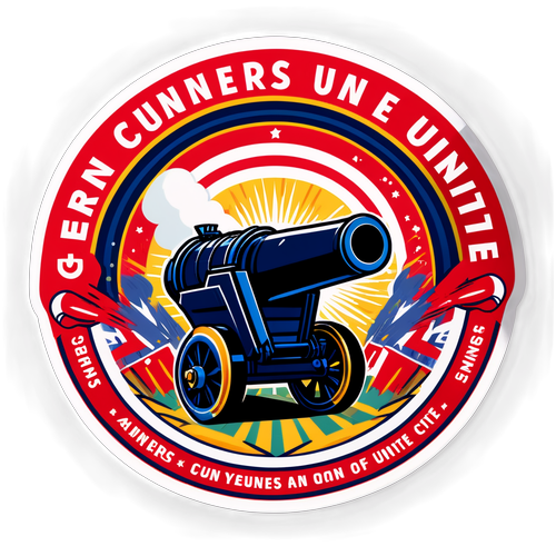 Gunners Unite Klistremerke