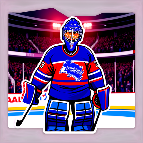 Henrik Lundqvist Goalie Sticker