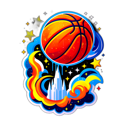 Sticker na Inspirado ng Thunder at Rockets