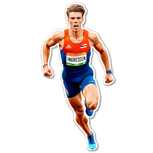 Jakob Ingebrigtsen i Ustoppelig Sprint: Opplev Adrenalinet fra OL med Dette Klistermerket!