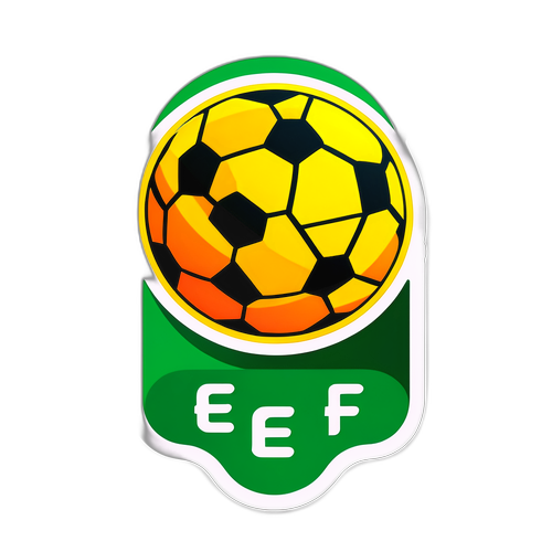 Sticker ya Mpira wa Euro