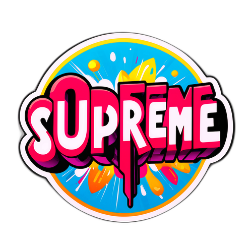 Supreme Sticker Design
