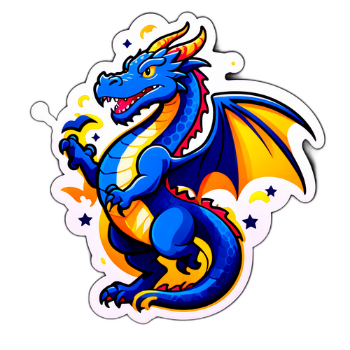 Nhãn dán con rồng huyền bí, biểu tượng cho tinh thần FC Porto