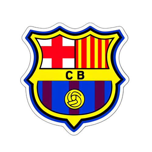สติ๊กเกอร์โลโก้ทีมบาร์เซโลนา