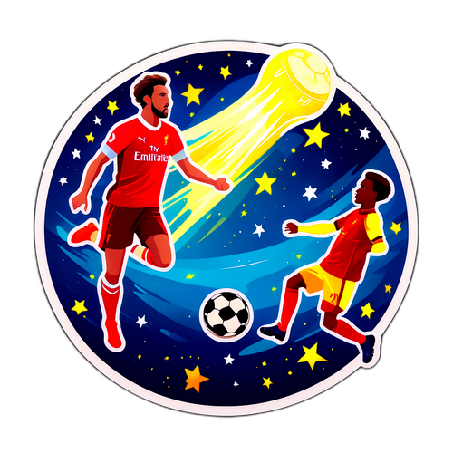 Artistikong Representasyon ng Arsenal vs Liverpool