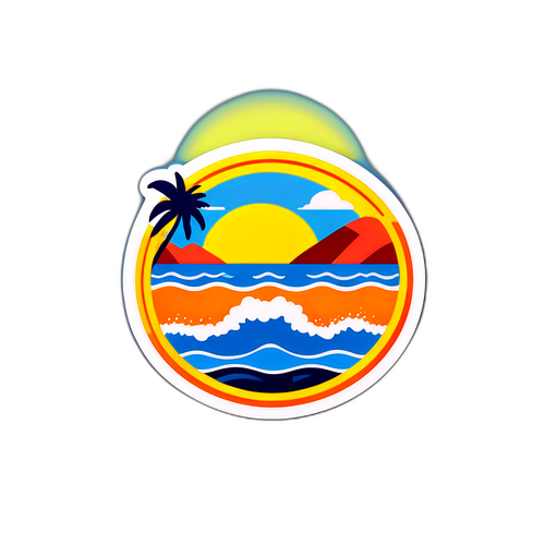 כרטיס קול של חופים רגועים