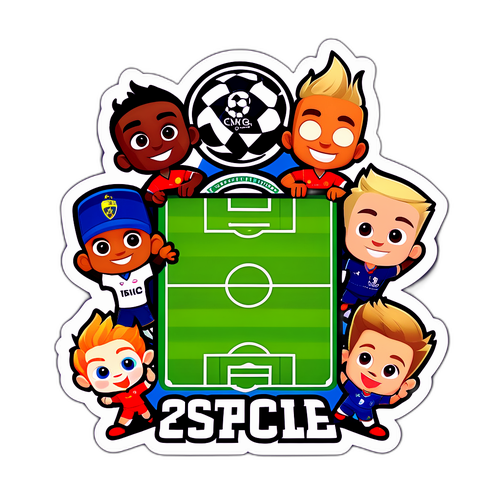 Sticker ya Meza ya Ligi ya Mabingwa