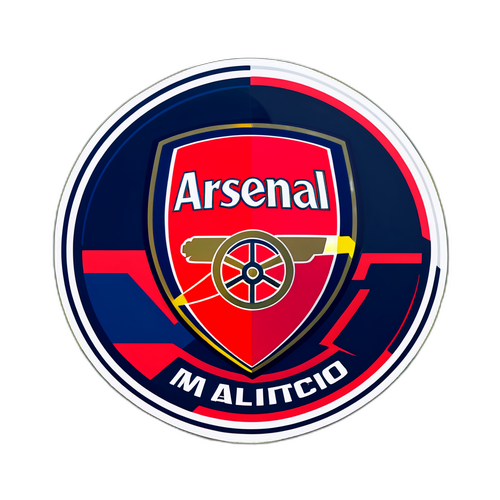Sticker Arsenal dan Atletico Madrid