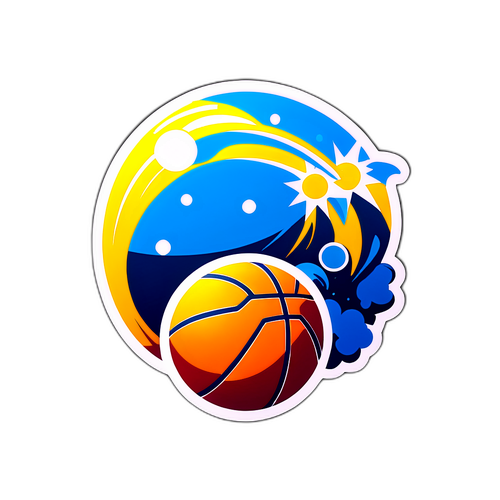 Minimalistikong Disenyo ng Araw na may Temang Palakasan