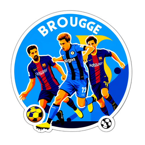 Fotballkamp Mellom Club Brugge og Barcelona