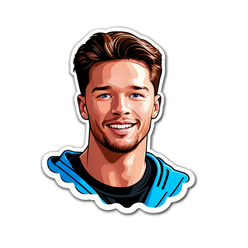 Autocollant inspirant de Patrick Schwarzenegger