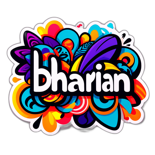 Sticker 'Bharian' yang Bergaya