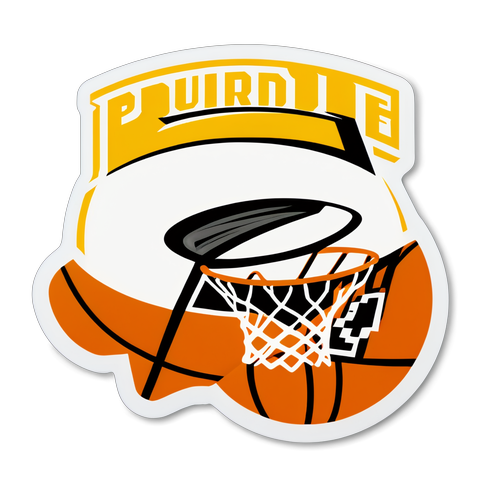 Purdue vs. Michigan Basketball Rivalry Sticker