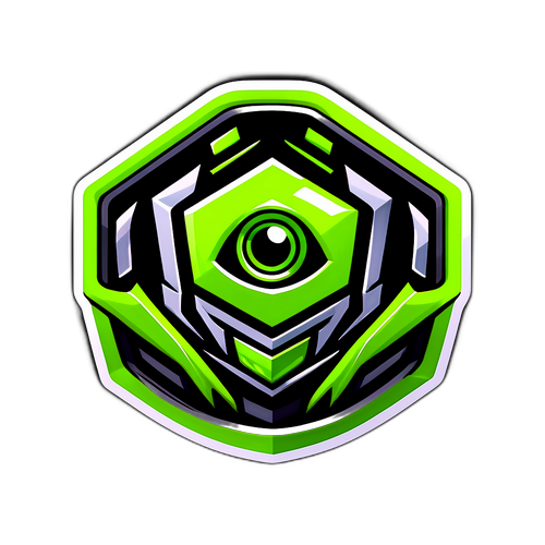 納VIDIA徽標與電子競技元素融合