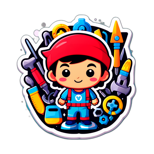 דמות חמודה המייצגת את אלון אהל