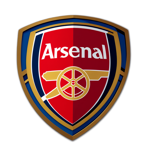 Elegant Arsenal Crest Klistermærke