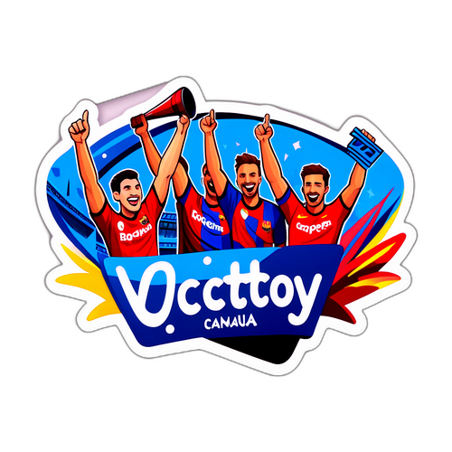 Φανς που γιορτάζουν τη νίκη