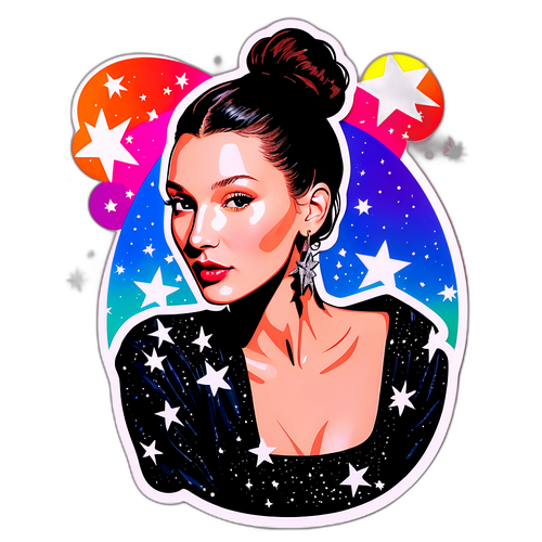Bella Hadid Stílusos Csillagokkal