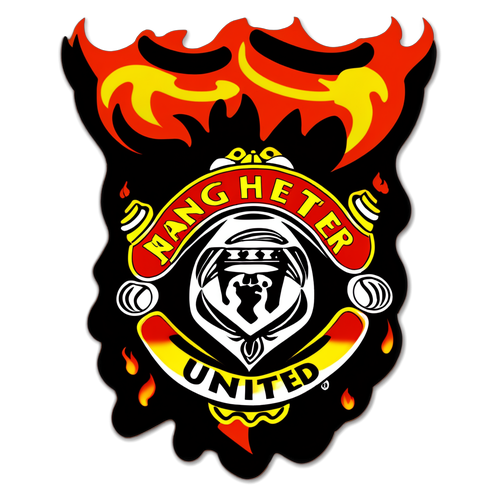 ¡La Camiseta de Manchester United que Te Hará Arder de Pasión! "Strength United" en un Fondo Infernal