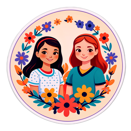 Ginny och Georgia i Vänskapsblomster
