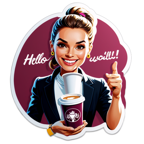 Go Kväll Värd med Kaffekopp
