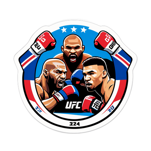 UFC 324 Klistermärke