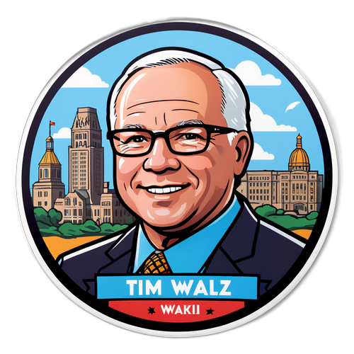 Tim Walz Klistermärke