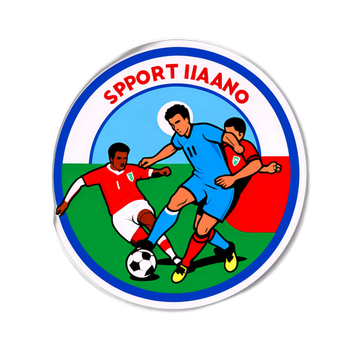 Sticker de Sportivo Italiano con Campo de Fútbol