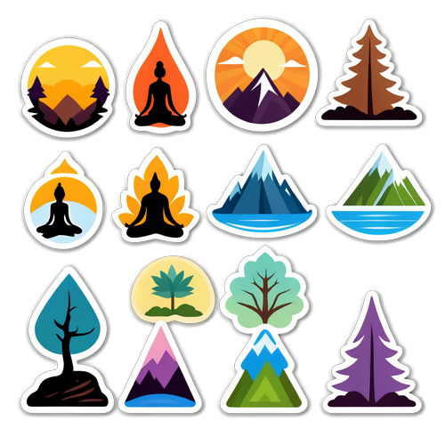 Transform Your Space: 10 Serenity-Inducing Yoga Stickers for Inner Peace!