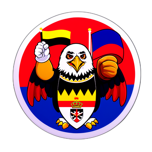 Intense en Dramatische Sticker ter Eer van Duitsland vs Slowakije