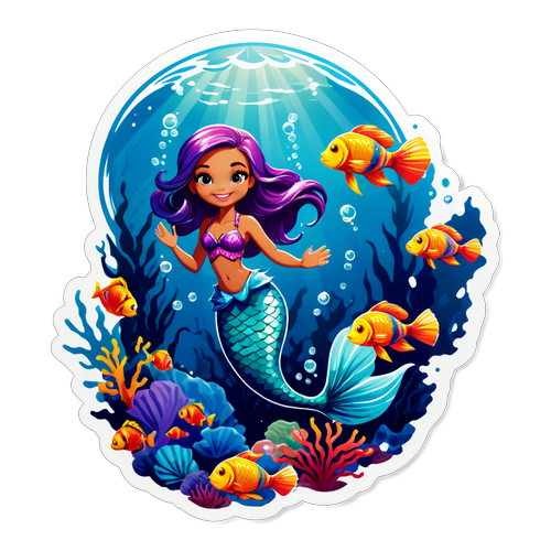 Dive into Magic: Meet the Playful Mermaid of Crystal Waters!